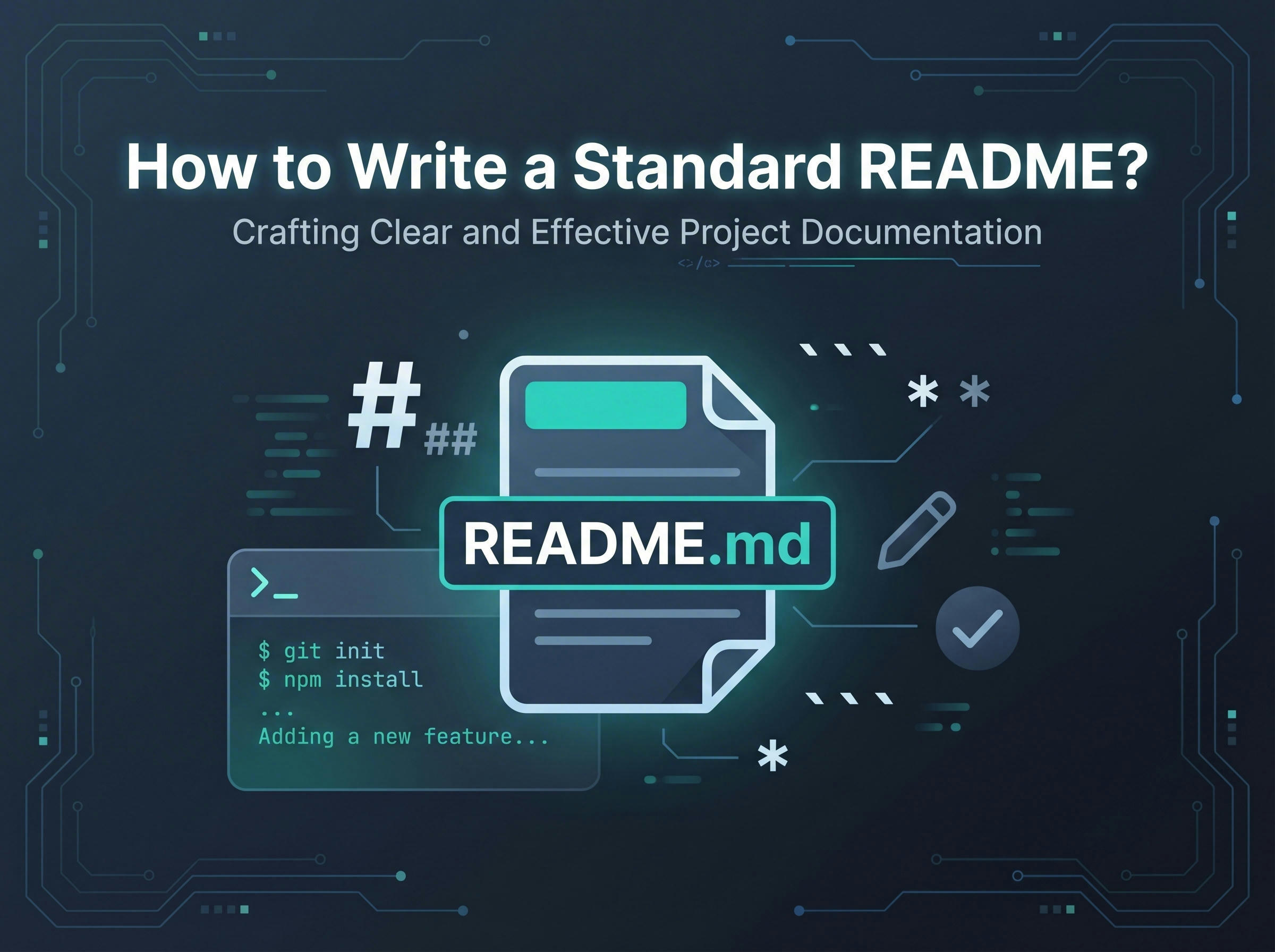 How to Write a Standard and Complete README?